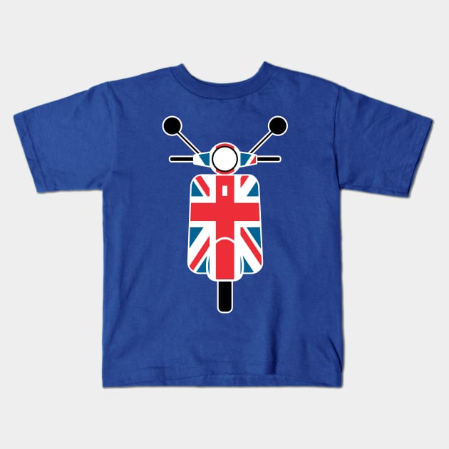 Brit Scooter Kids T-Shirt by Skatee